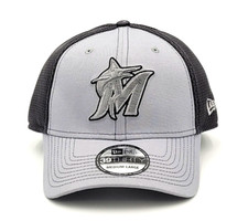 New Era 39THIRTY Miami Marlins MLB Grayed Out Neo Stretch Flex Fit Cap Hat M/L