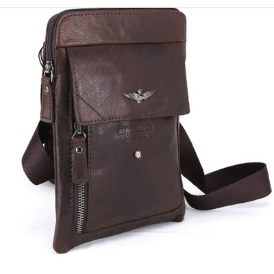 Aeronautica Militare Borsa uomo in pelle \