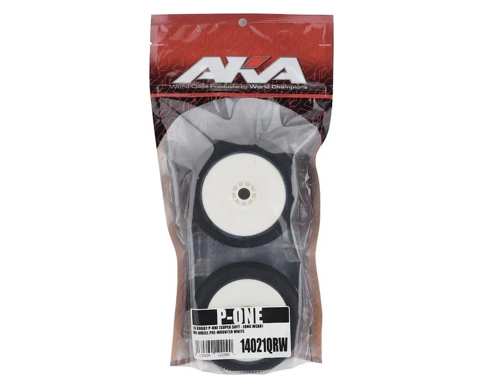 AKA Buggy Reifen 1:8 P1 Reifen ultrasoft auf weißer EVO Felge AKA14021WRW - Bild 3 von 3