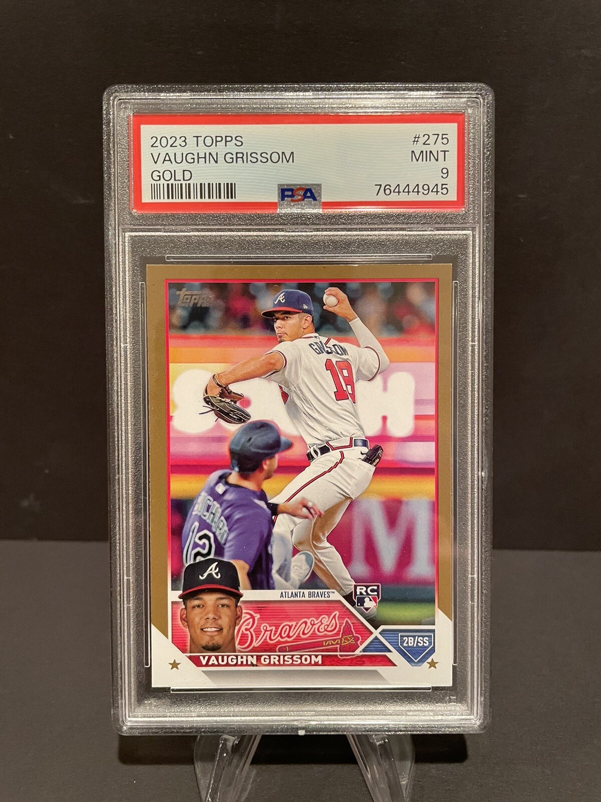 2023 Topps Vaughn Grissom Gold PSA 9 #275 1275/2023 RC