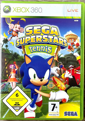SEGA Superstars Tennis XBOX 360, Spiel, komplett