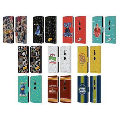 OFFICIAL SEINFELD GRAPHICS LEATHER BOOK WALLET CASE COVER FOR SONY PHONES 1
