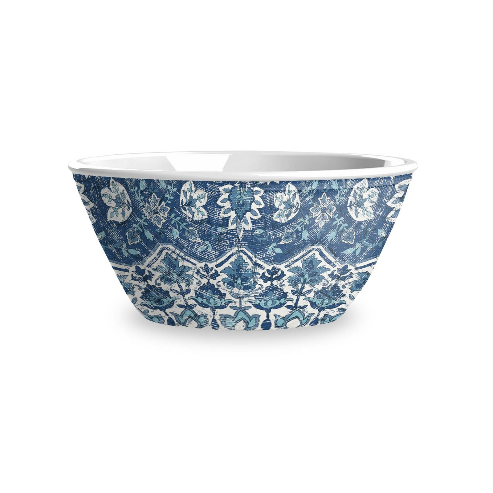 Atlantic Blue - Outdoor Melamine/Plastic Bowl Set for 1