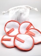 Rare Mary Kay Eye Makeup Remover Reusable Round Cotton Cloths w/Bag Free Ship 