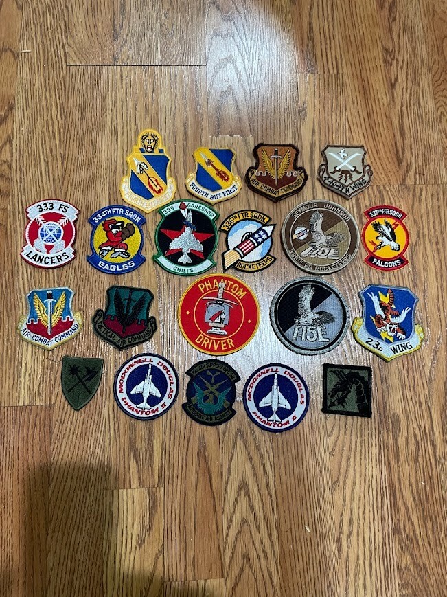 vintage usaf/army military patches eBay