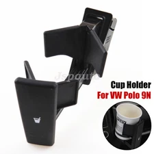 Front Console Cup Holder Black ABS For Volkswagen Polo 9N 2002-2010 6Q0858602E