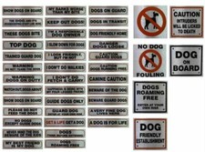 Self Adhesive Weatherproof Information Sign Durable Quality Pet Dog Warning Sign