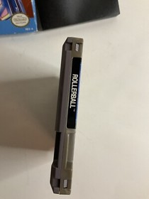 NINTENDO NES ROLLERBALL GAME CARTRIDGE W/ ORIGINAL BOX, DUST SLEEVE. UNTESTED