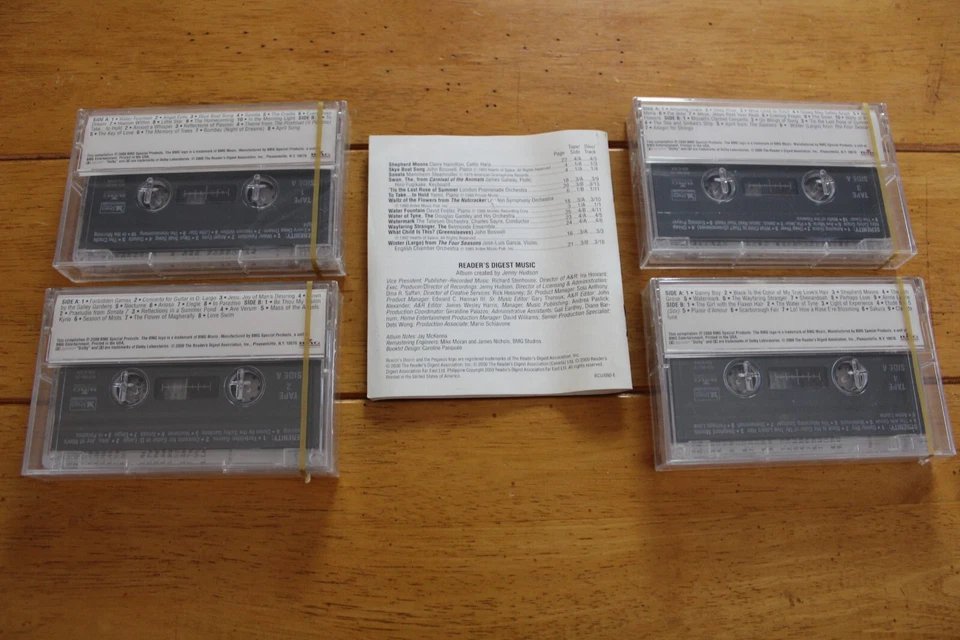 READERS DIGEST SERENITY - RELAXING MUSIC - VARIOUS CASSETTE LOT [NEW SEALED] - Image 3 of 4