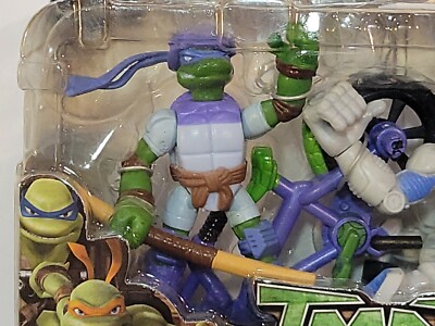TMNT Mini Mutants figure 2-pack Donatello & Baxter New 2007