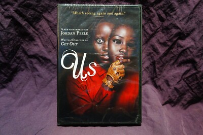 Us - Jordan Peele - 2019 DVD Horror Mystery Thriller (BRAND NEW)