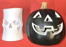 🌟 2 Décorations de Table Halloween LED Lumineuses Plastique Changement de Couleur Intérieur