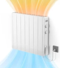 1500W Electric Panel Wall Heater, Plug-in Smart Convection Space Heater For...