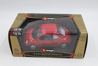 Burago 1/24 1998 Volkswagen Beetle Red #1510 Bijoux Collection NIB NEW A1