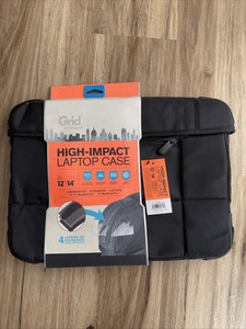 grid high impact laptop case
