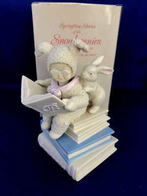 Department 56 Snowbunnies  ''....AND B IS FOR BUNNY''  Moving Musical Figurine NEW
