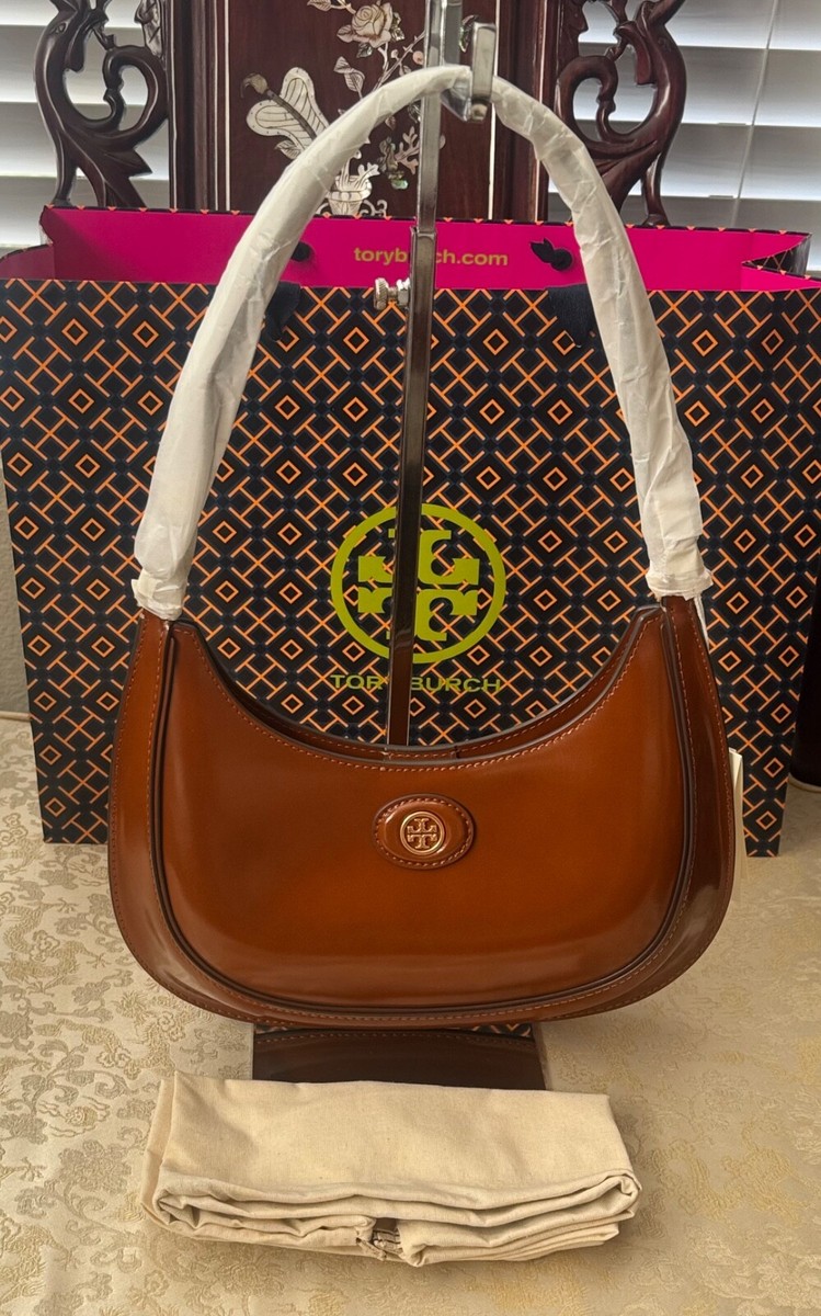 NWT Tory Burch MEDIUM Robinson Spazzolato Convertible