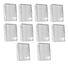 10 ULTRA PRO 50 COUNT CLEAR HINGED STORAGE BOX CASE HOLDER SPORTS CARDS POKEMON