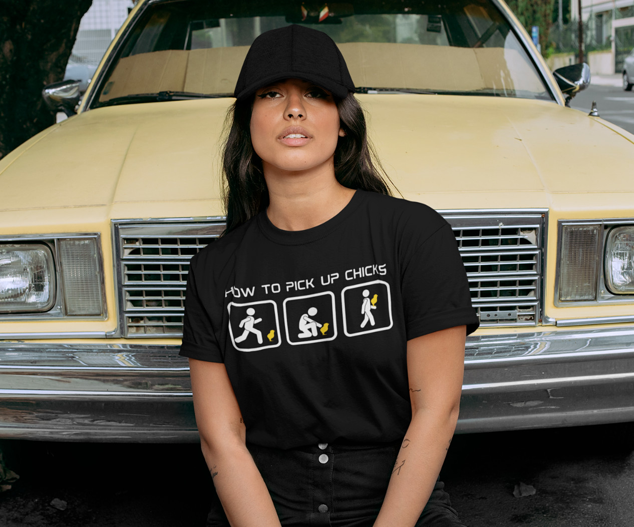 How to Pick Up Chicks Funny T SHIRT S-3XL Easter Gift Graphic Sarcastic Joke TEE image 3