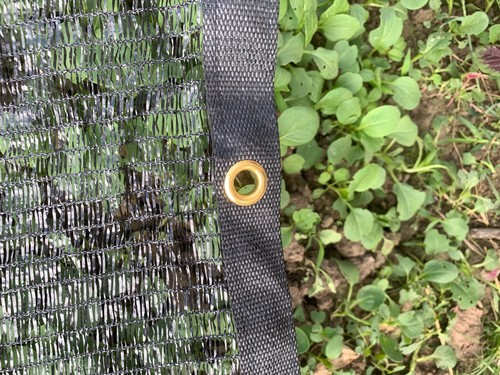 POYEE 40% Black Shade Cloth Taped Edge with Brass Grommets Garden Sun Shade - Picture 6 of 12