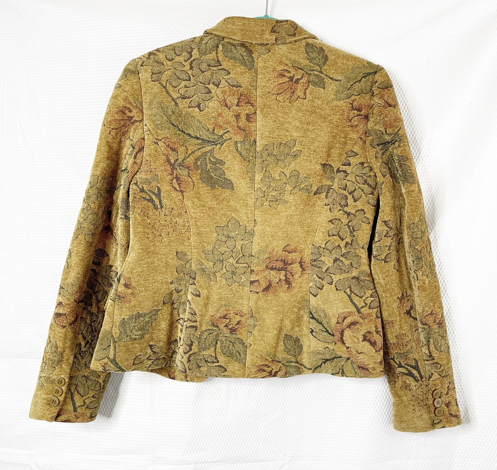 Grace Elements Floral Brocade Two Button Faux Poc… - image 3