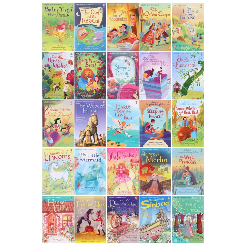 Usborne Reading 50 Books Box Set (with Free Audio Online) - Ages 5+ -Paperback - Image 2 of 4