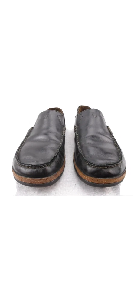 Olukai MOLOA Mocasines Zapatos Sin Cordones/Mula Para Hombre Talla 11 10128-4033, Cuero Negro