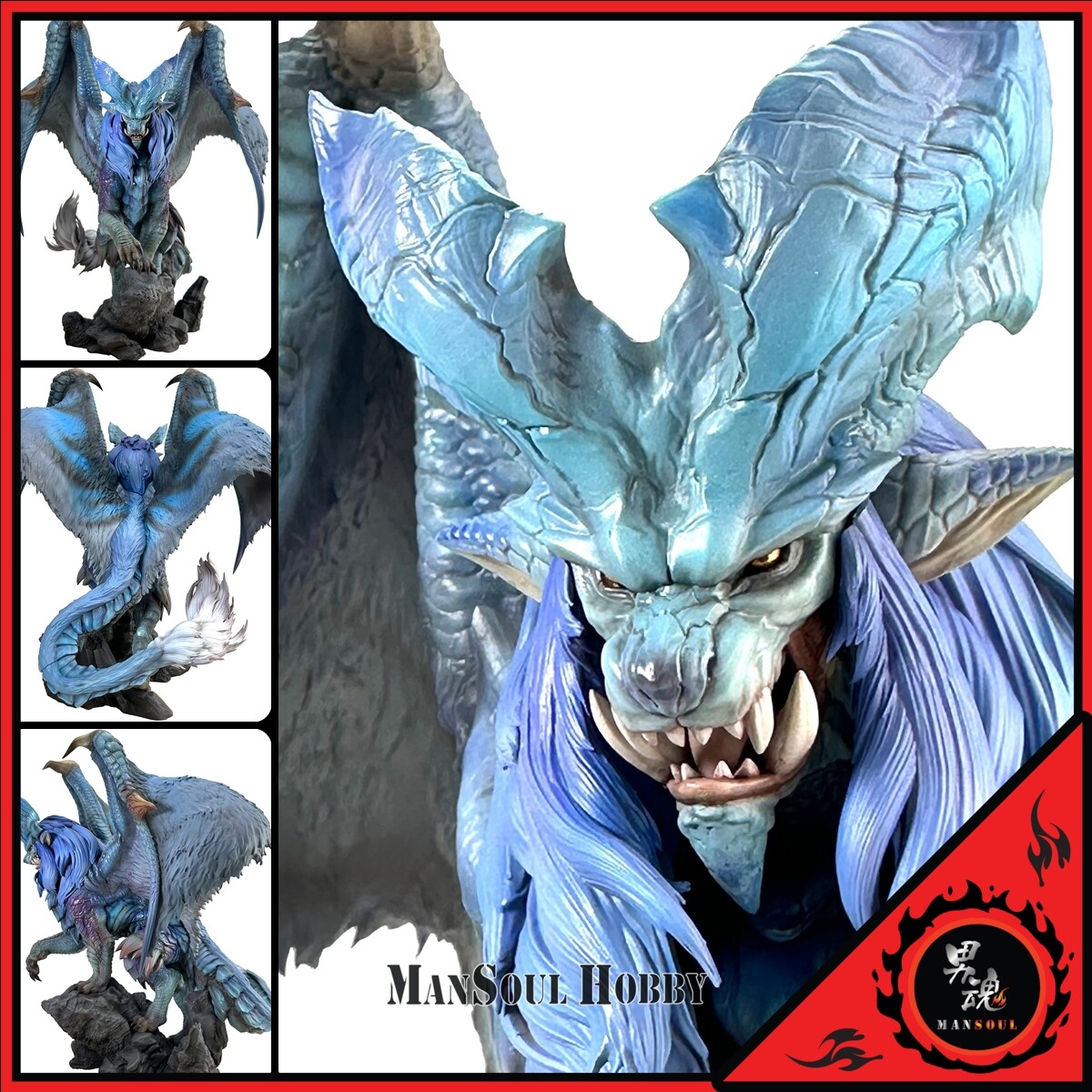 NEW Capcom Monster Hunter World Flame Queen Dragon Lunastra