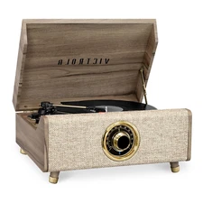 RETRO RECORD PLAYERS Bluetooth 3-Speed with Built In Speakers