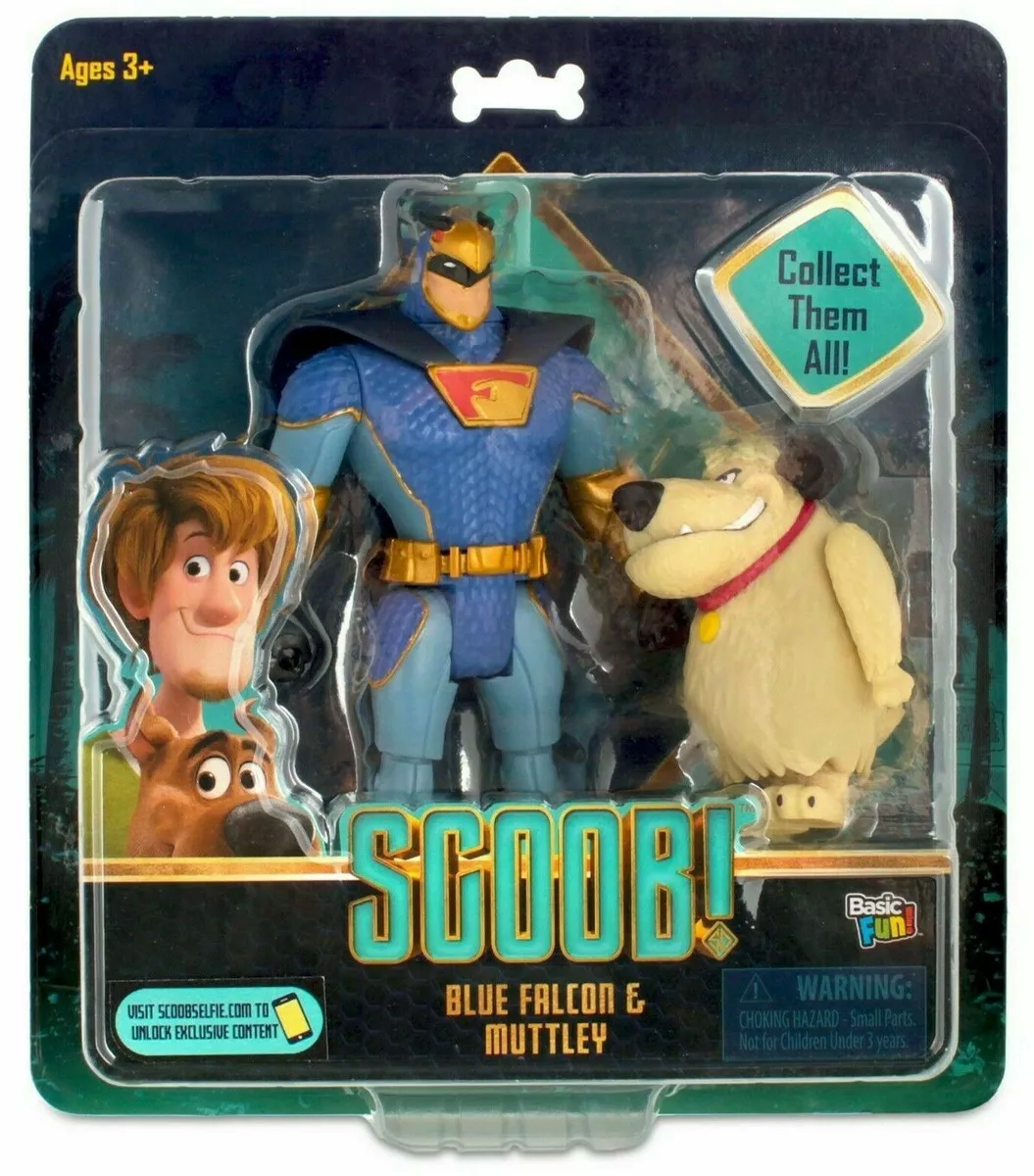New Scooby Doo Movie Scoob Blue Falcon Muttley Action Figures