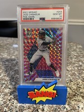 2021 Panini Mosaic Jazz Chisholm Rookie RC Pink Swirl /10 Psa10  POP 1 Yankees