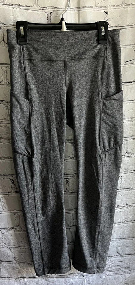 "Lululemon Mujer Speed Up Recortado 21"" Gris Talla 4" Foto 2 de 4