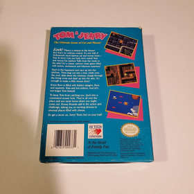 Tom & Jerry: Game of Cat and Mouse (Nintendo NES, 1991) ☆ BOX & MANUAL ☆