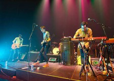Josh Hook Dave Monks and Graham White of Tokyo Police Club at The - Old Photo 6