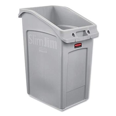 Rubbermaid Commercial Products 2026721 Slim Jim Under-Counter Trash Can with