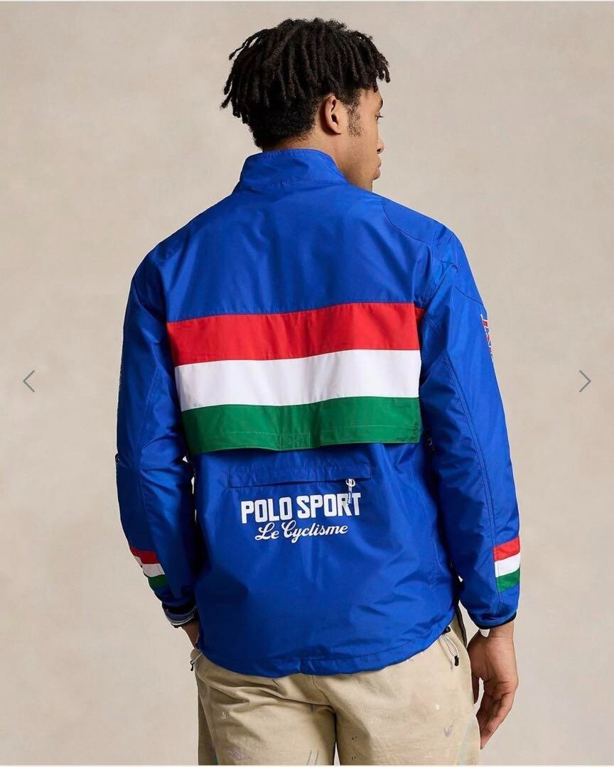 POLO SPORT Cycling Jacket Blue Ralph Lauren Sports / Size : L