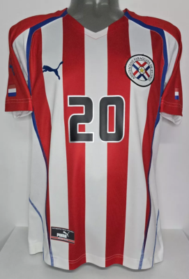 PUMA PARAGUAY WC2006 QUALIFIERS CARDOZO HOME S ORIGINAL SOCCER
