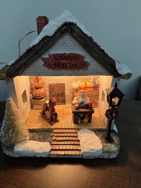 Christmas Trimmeries Illuminated Santa’s Workshop