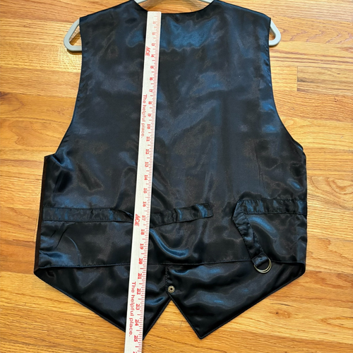 Scully Leather Vest Mens Medium Western Brown Suede Snap Front - Picture 11 of 12
