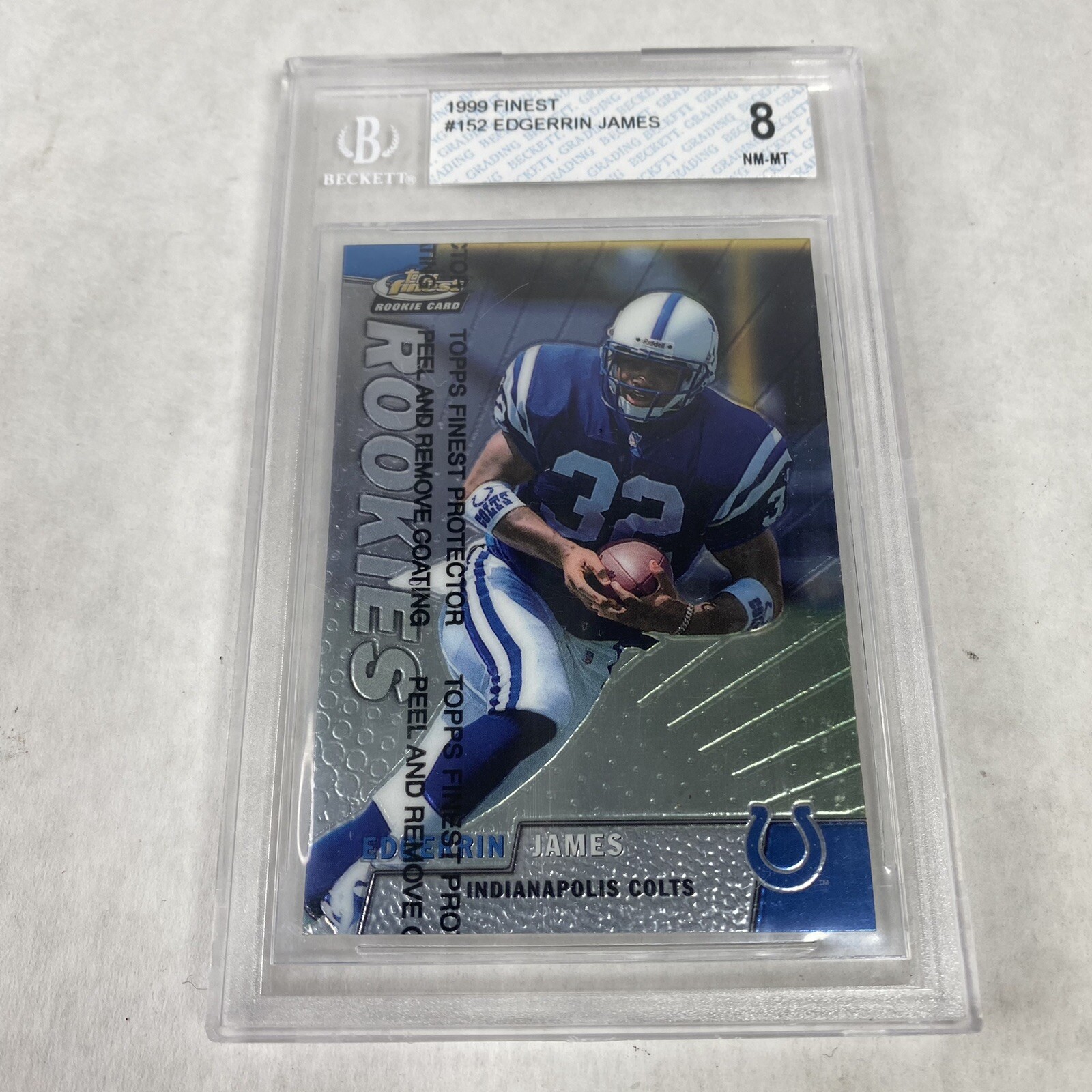 Edgerrin James Finest Pro Bowl Promos #8 Base