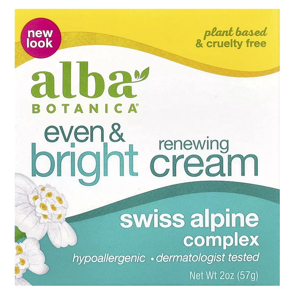 Crema renovadora uniforme y brillante, complejo alpino suizo, 2 oz (57 g) Foto 2 de 3