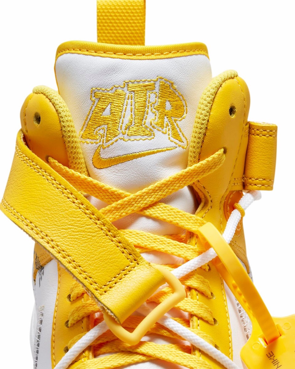 【新品未使用】DR0500-101 US10.5/28.5cm Nike x Off-White Air Force 1 Mid SP 'Varsity Maize' DR0500-101