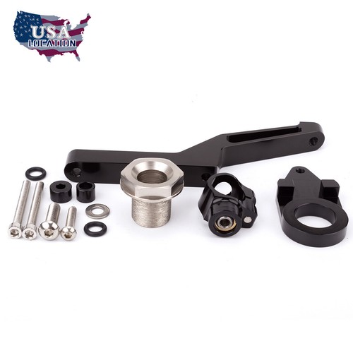 Steering Damper Stabilizer Bracket Mount Kit For Kawasaki ZX6R 2009-2017 FXCNC - Picture 3 of 8