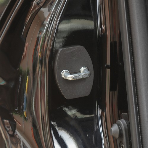 4pcs Door Lock Buckle Decor Cover Trim Accessories For 4Runner 2017+Black - Picture 7 of 10