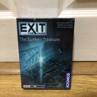 Geöffnet - EXIT Kartenspiel: Der versunkene Schatz, Themse & Kosmos Exit Brettspiel