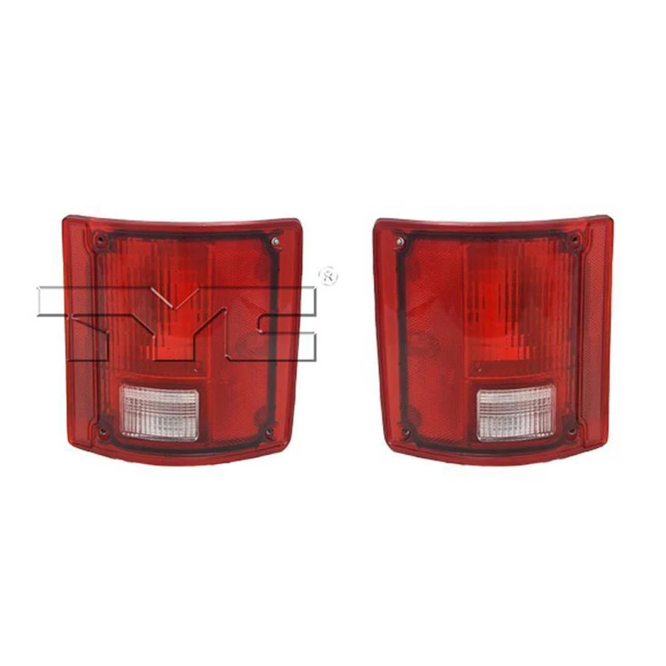 Conjunto de lámpara de luz trasera izquierda derecha TYC de 2 piezas para GMC V1500 Suburban 1987-1991 Foto 2 de 4