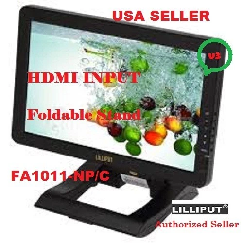 LILLIPUT 10.1 " 16: 9 Fa1011-np/C 1024x600 HDMI, VGA Eingang Mit Komposit - Bild 2 von 3