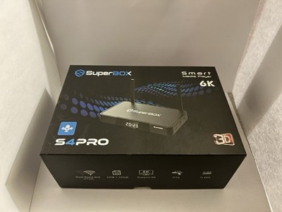 SuperBox S4 Pro Smart Media Player 6K Dual-Band Wi-Fi - Ready to Use