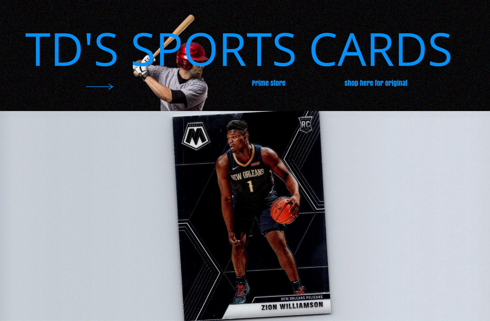 2019-20 Panini Mosaic #209 Zion Williamson