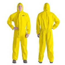 Hazmat Suit Disposable Coverall  Heavy Duty Full Body Paint Coverall  Suit ...